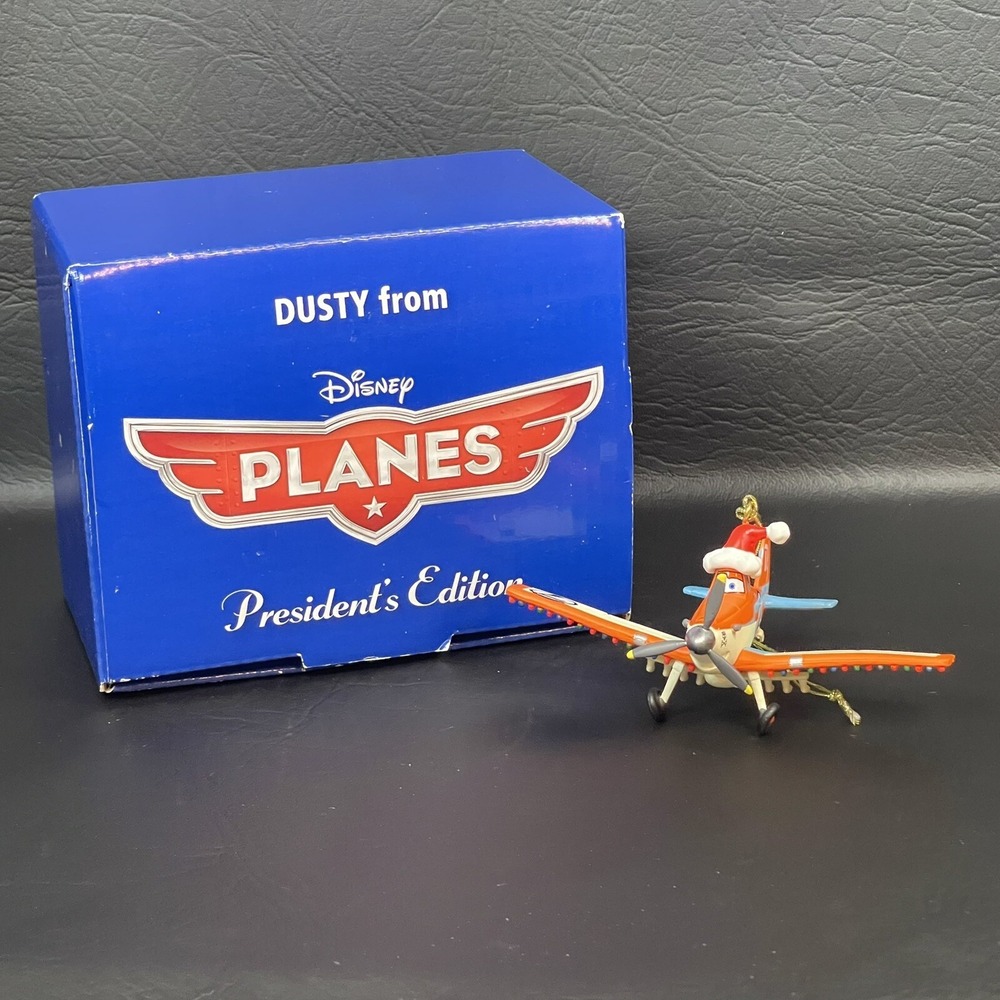 Grolier Disney Early Moments Planes Christmas Ornament Dusty President's Edition